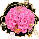 DIY Glitter Roses Bouquet 36 Pack - Artificial Shiny Flowers Bouquet Fake Ete... Bouquet