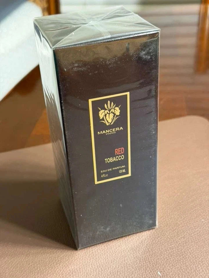 New! Mancera Men's Red Tobacco EDP Spray 4 oz (120 ml) Free Shipping USA EDP