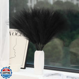 Wertuirk 30pcs Black Pampas Grass - 24 Inch Faux Pampas Grass Dec Pampas Grass