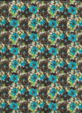 45" 100% cotton assorted floral print fabric by MDG Designs Flowering Plants