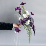Artificial Calla Lily Flowers Wedding Bouquet Bridal Bouquet for Valentine's Day Bouquet