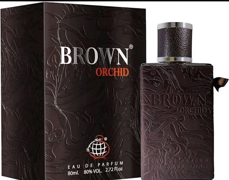 Brown Orchid Eau De Parfum 80ml By Fragrance World - FREE SHIPPING Bouquet