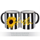 Gift Mug : Sunflower Faith Flower Floral Religion Decor Christian Catholic Sunflower