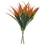 2/4/8/10Pcs Artificial Grass Fake Plants Outdoor UV Resistant Greenery StemDecor Green Plant