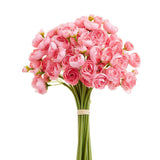 Ranunculus Artificial Flower Faux Silk Mini Ranunculus Bulk Fake Wedding Fill... Ranunculus