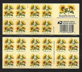 US Sunflowers Forever Stamp Booklet of 20 Scott #6067 Sunflower