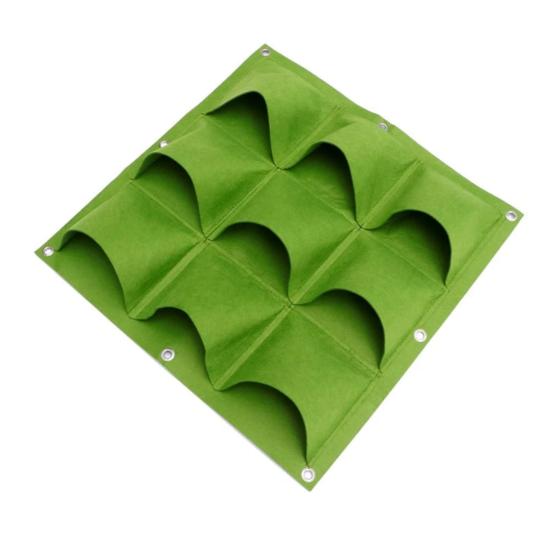 Wall Hanging Planter Planting Bag Garden Balcony Fabric Growing Pouches Garden Plants