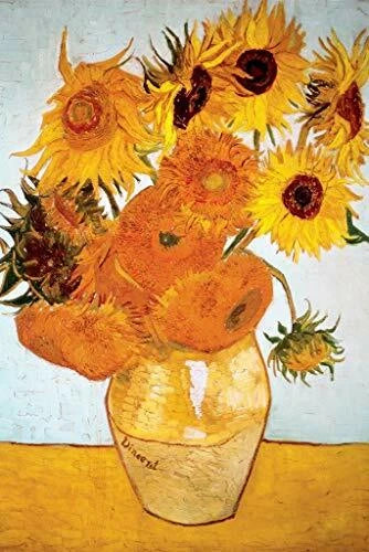 Sunflowers 1888 by Vincent Van Gogh - Art Poster 24 x 36 inches Sunflower