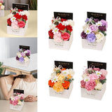 Soap Flower Scented Rose Realistic Carnation Flower Artificial for Teachers' Day Carnation