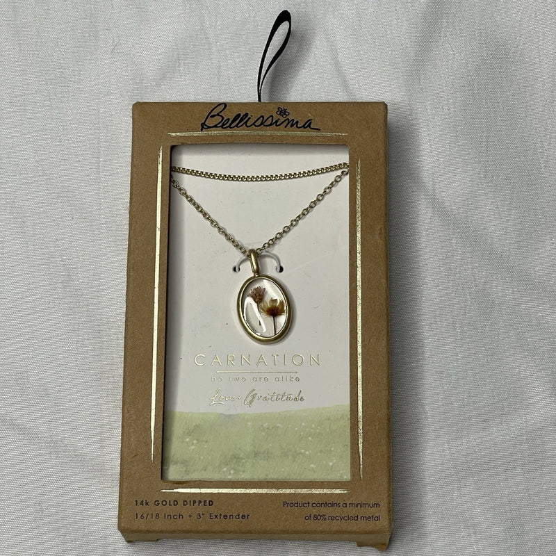 14k gold dipped chain necklace with round locket-style pendant