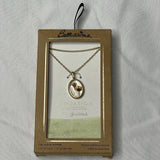 Bellissima 14k Gold Dipped Carnation Necklace 16/18 Inch + 3 Inch Extender Carnation