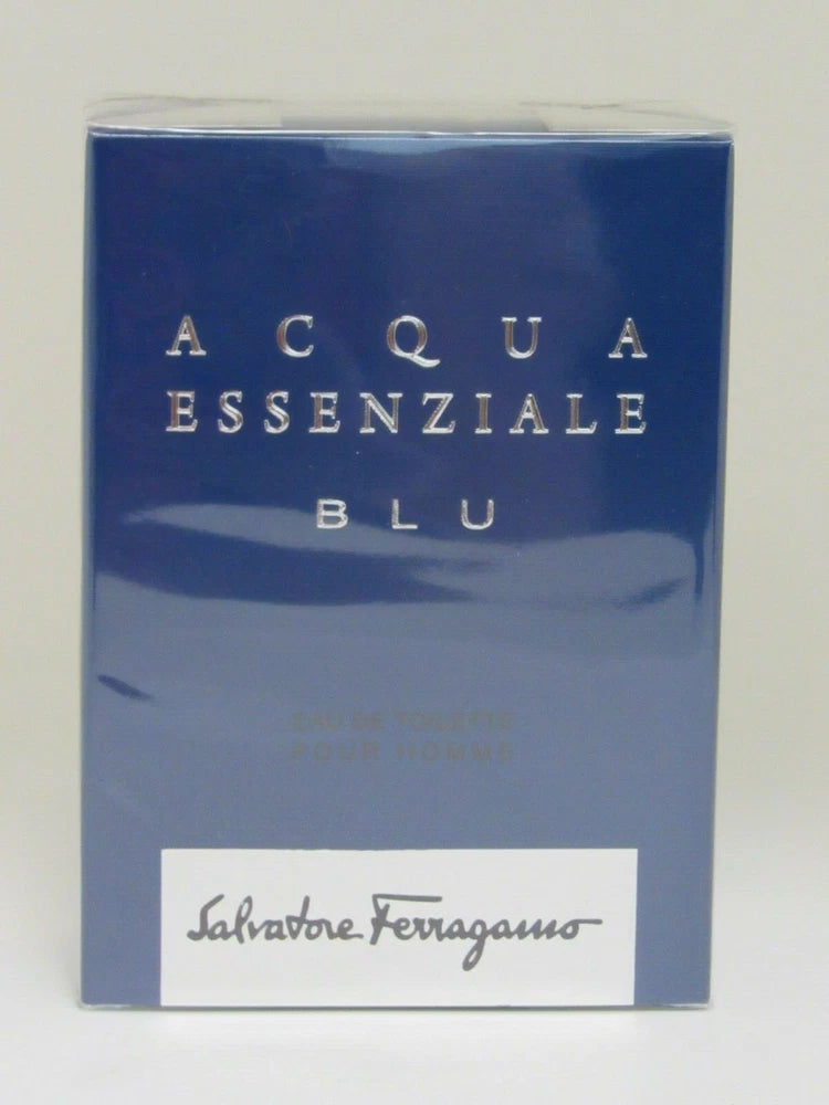 Salvatore Ferragamo ACQUA ESSENZIALE BLU PERFUME for men 3.4 oz 100ML EDT SEALED EDT