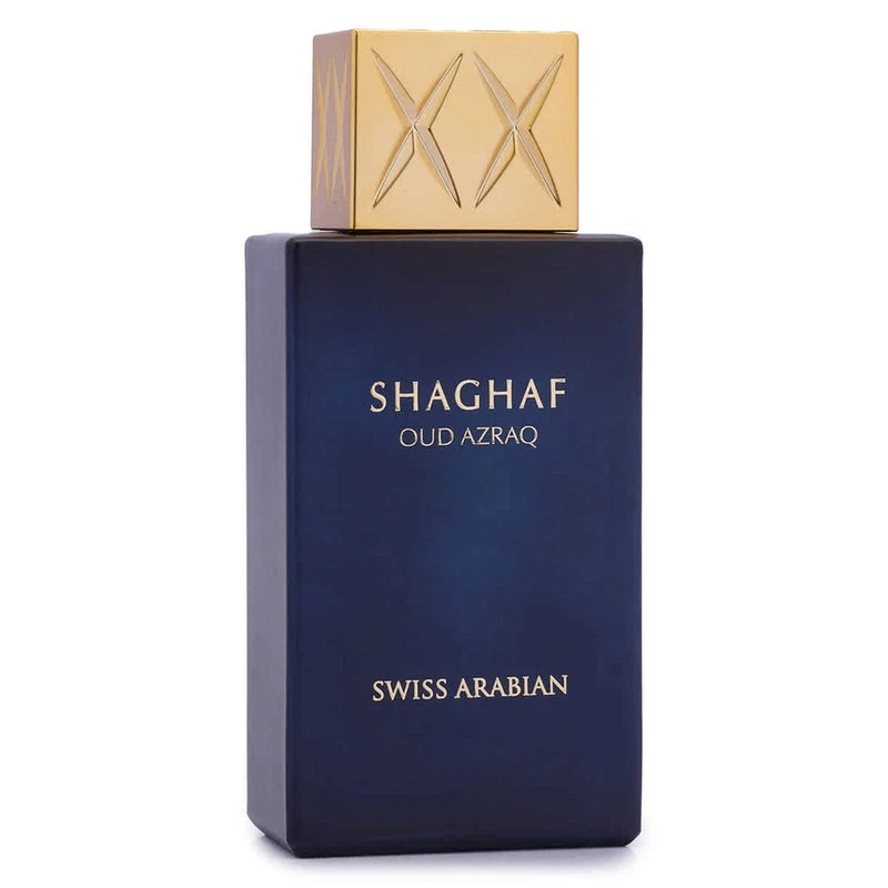 Swiss Arabian Unisex Shaghaf Oud Azraq EDP Spray 2.54 oz Fragrances EDP