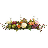 Mixed Peony Centerpiece Silk Flower Arrangement Peony