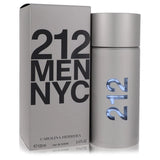 212 by Carolina Herrera Eau De Toilette Spray (New Packaging) 3.4 oz for Men EDT
