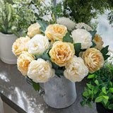 5 Pcs Lifelike Artificial Peonies for Home and Office Floral Arrangements Peony