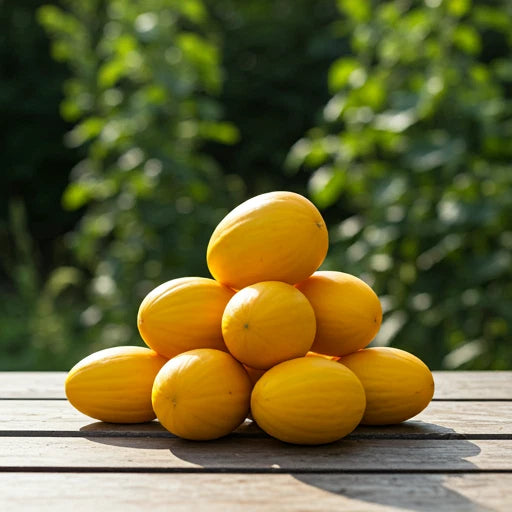 Vine Peach Seeds (Mango Melon Seeds) Cantaloupe Seeds, 10s Heirloom USA - SWEET! Flowering Plants