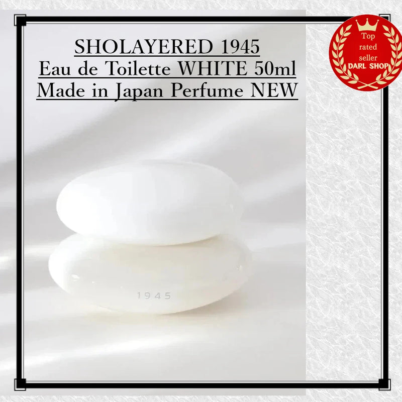 SHOLAYERED 1945 white eau de toilette bottle (50 ml) with rounded cap