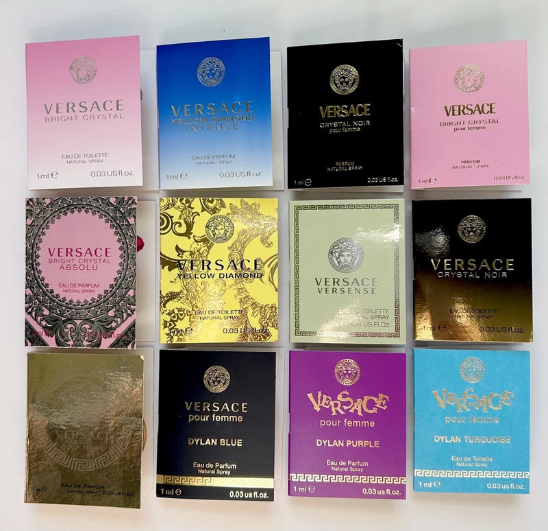 Versace Perfume Collection For Women Sample Size 12pc  Set EDT