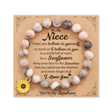Sunflower Bracelet for Women Daisy Flower Charm Bracelet Flower Bracelet Jewelry Sunflower