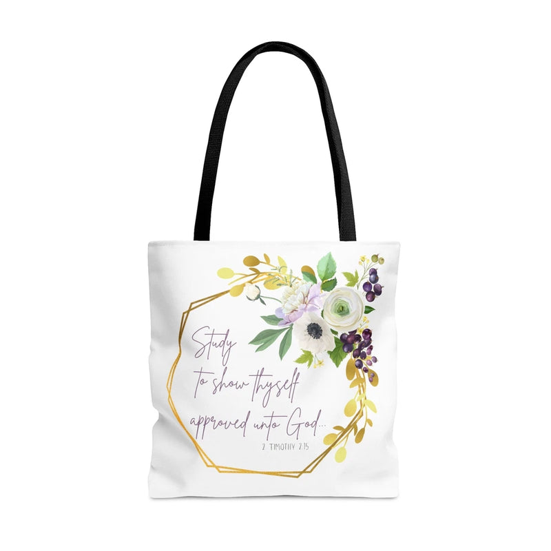 Bible Study Tote-Share Your Faith Tote-Floral Tote Bag-Bible Bag-Ranunculus Tote Ranunculus