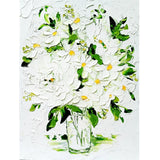 Original Art Peony  Painting Peony Flower  Painting Impasto Floral 16_12 Hydrangea