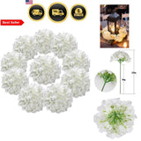 Hydrangea Flowers Artificial Heads with Stems for DŽcor Party Wedding 10 Pack Hydrangea