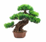 Japanese Bonsai Pine Tree Artificial Faux Potted Plants House Plants Decorates Green Plant