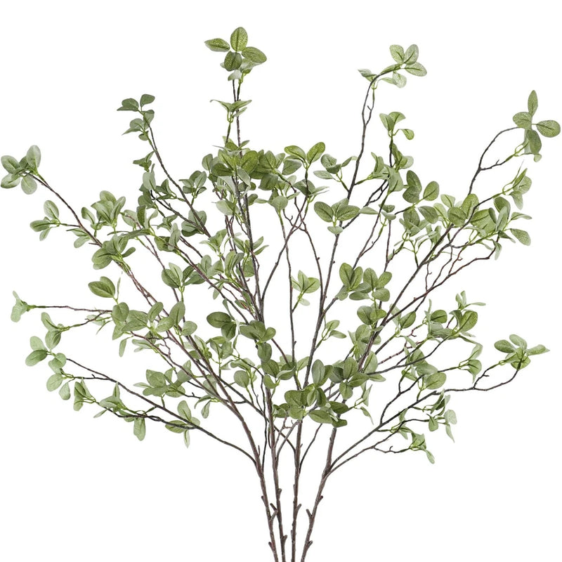 Ruidazon 41Ó Artificial Greenery Stems, Long Fake Plant Twigs Faux Greenery B... Green Plant