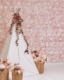 Blush Blooms Decor Flower Panels for Flower Wall (6 Pack) 24 Inch by 16 Inch Hydrangea