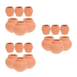 3 Count Mini Nursery Flower Pot Clay Pots Small Terracotta Ceramic Garden Garden Plants