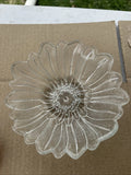 Vintage Indiana Clear Glass Sunflower Lily Pons Bowl Candy Dish Decor Sunflower