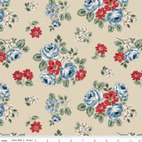 Floral in Beige | Independence | Riley Blake Flowering Plants