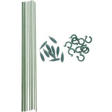 10 Pcs Orchid Stakes Garden for Plants Flower Support Fixed Rod Rack Garden Plants