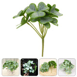 Clover Decorative Flower Shamrock Greenry Mother Bouquet of Shamrocks Simulated Green Plant