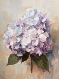 Contemporary Abstract Hydrangea Flowers Oil Painting 8" x 10" Print Hydrangea