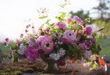 Ranunculus and Honeysuckle, 2019 --New POSTCARD Ranunculus
