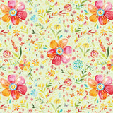 1/2 Yard Fabric - A Prairie Heart | Posies Light Fern by Katie Daisy - Benartex Flowering Plants