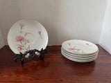Royal Court Fine China Pink CARNATION Tea Cup Saucer Lot of 6 Carnation