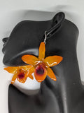 Medium Den. Nobile Orange, Real Orchid in Resin Orchids
