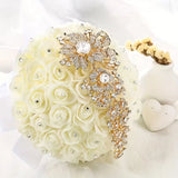 XL Wedding Bridal Bouquet Rhinestone Pin Accessory Adornment for Brides Bouquet