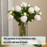 1Pc Artificial Peony Flower Bouquet Wedding Home Table Decor Arrange Fake Plant Peony