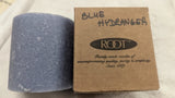 Vtg A.I. Root Timberline Candle BLUE HYDRANGEA 3x3 #333 NOS Hydrangea