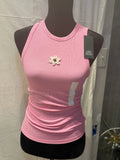Wild Fable Tank Top, Shell Decor, Pink, Side Rouching, Ladies Size Medium, ~NWT~ Roses