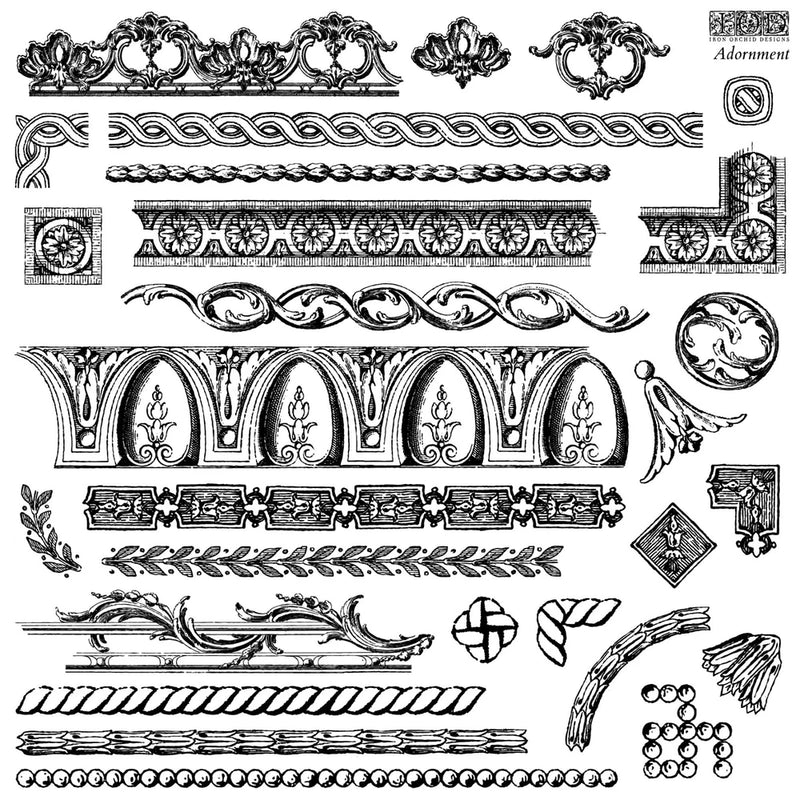 Iron Orchid Designs IOD  12x12 Stamps -Brand NEW! Some Retired! Bouquet