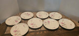 Royal Court Carnation Plates Set Of 8 Carnation