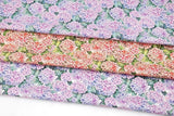 French Hydrangea Flower Patterned Fabric made in Korea by the Half Yard Hydrangea