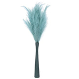 6PCS Faux Pampas Grass Tall, 43"/109cm Artificial Fluffy Grass Stems, Green Pampas Grass