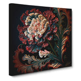 Carnation Flower Paisley Art Canvas Wall Art Print Framed Picture Home Decor Carnation