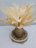 Fall Wedding Pampas Grass Bouquet Arrangement Home Decor Neutral Centerpiece Pampas Grass